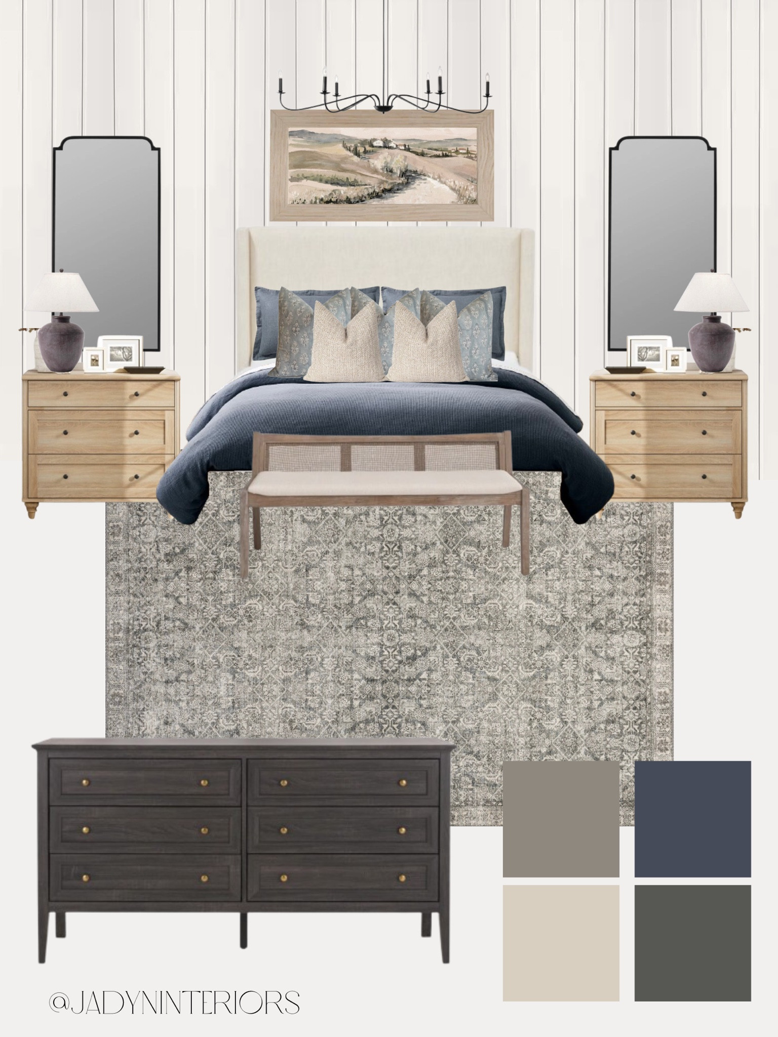 The perfect mix of modern & traditional✨Shop this beautiful master bedroom design!!

#LTKStyleTip #LTKHome #LTKU