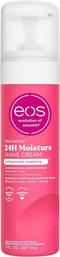 eos Shea Better Shaving Cream- Pomegranate Raspberry, Women's Shave Cream, Skin Care, Doubles as ... | Amazon (US)