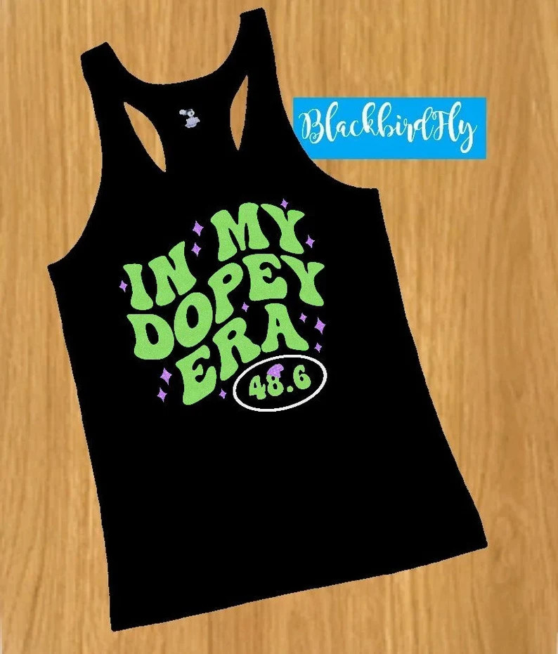 In My Dopey Era Running Shirt 6 Styles With Matte or Glitter Design, Marathon Weekend Challenge I... | Etsy (US)