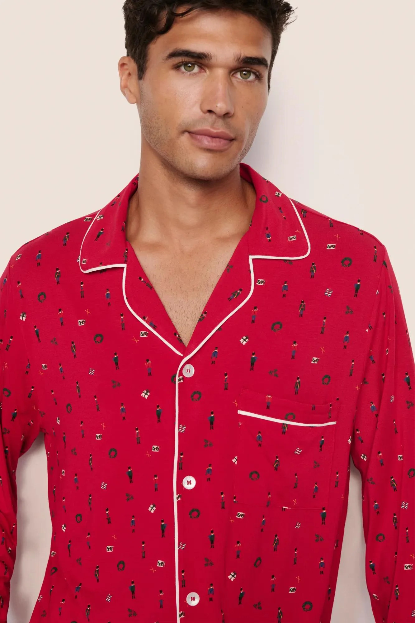 William Printed TENCEL™ Modal Long PJ Set | Eberjey