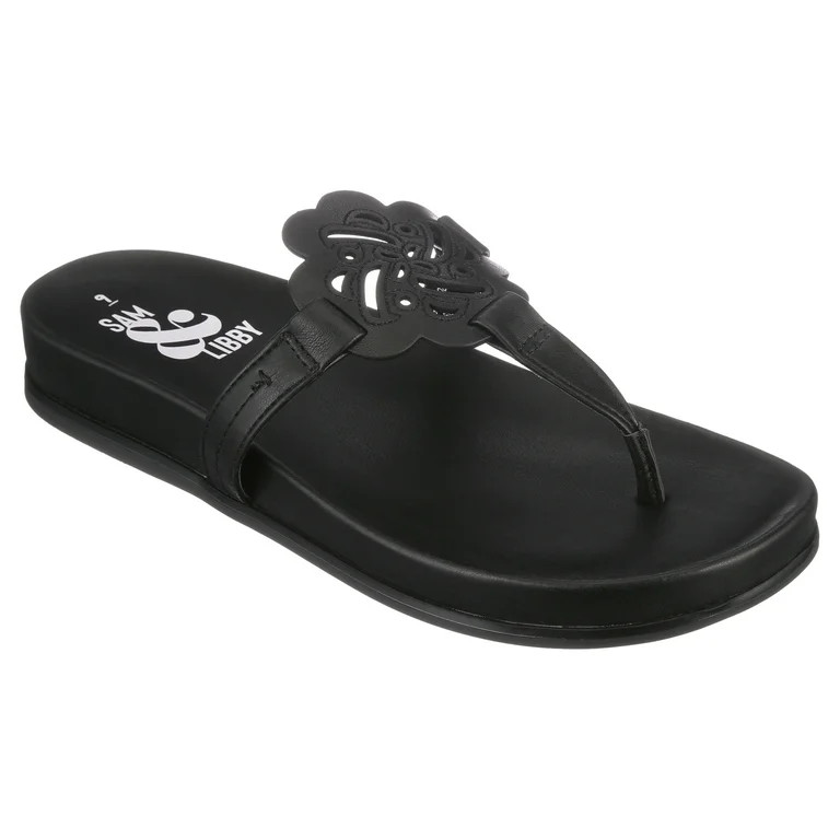 Sam & Libby Women's Alexandra Thong Sandal | Walmart (US)