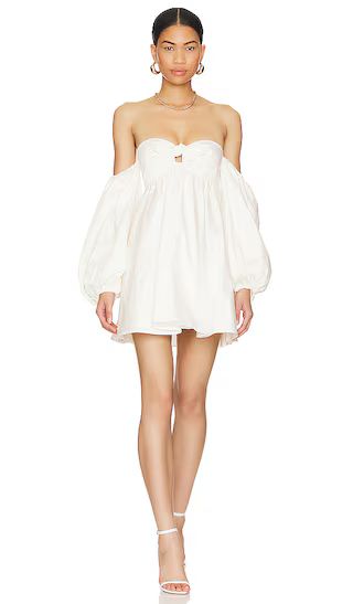 Saint Lucia Mini Dress in White | Revolve Clothing (Global)