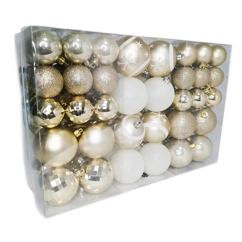86 Piece Seasonal Decorative Ball Ornament Set | Wayfair North America
