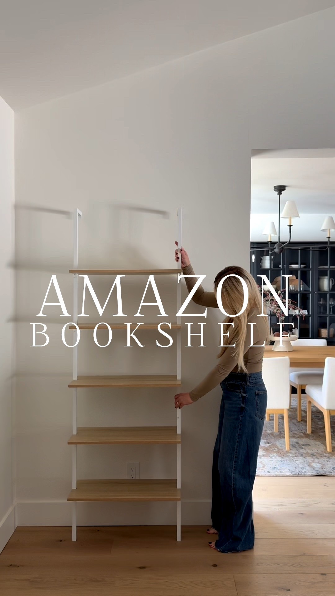 Fill entry corners of your home with this Nathan James bookcase!! Styled with my favorite decor for a cozy, layered moment  

#LTKSeasonal #LTKHome #LTKHoliday