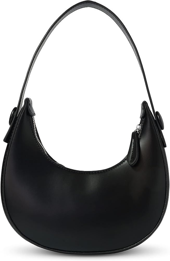 Hobo Bag for Women - Crescent Moon Design, Cute, Trendy Shoulder Handbag & Small Daily Purse, Wom... | Amazon (US)