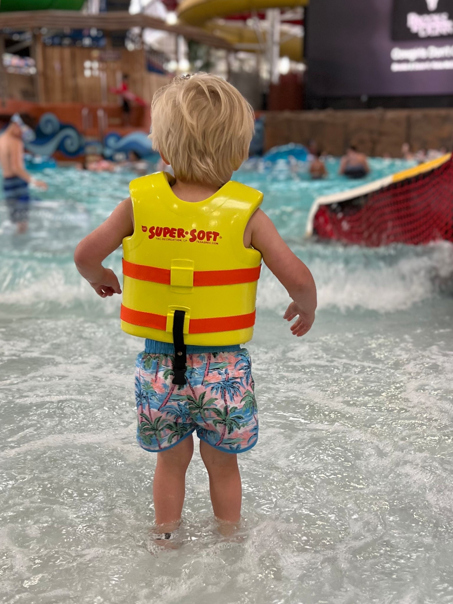 The cutest boys swim trunks! Steve has a matching one with them 💙 perfect for summer pool and beach days! The quality is amazing and they wash up nice without fading colors! True to size. 

#LTKFamily #LTKSwim #LTKSummerEdit