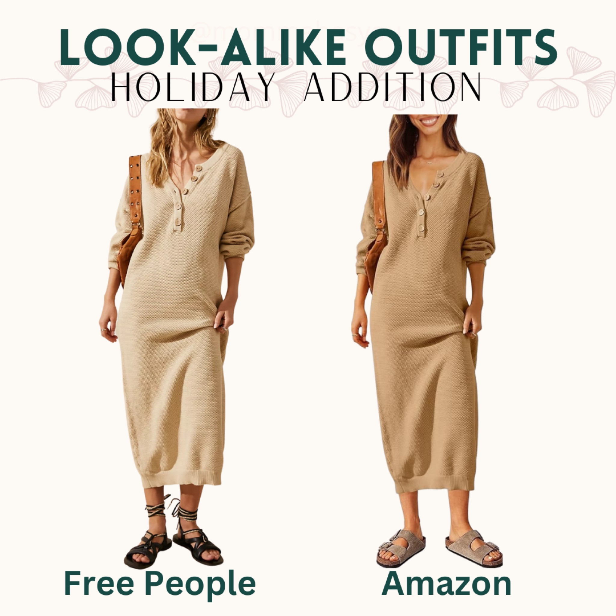 Viral FP knitwear sweater set now in a dress!  Found less expensive on Amazon. Perfect to throw on to run errands or pick up the kids from school. Easy mom outfit to wear every day. style it for a more sophisticated look or keep it casual.  nursing and bump Friendly. Wear with sneakers or sandals  

#LTKfindsunder50 #LTKstyletip #LTKover40