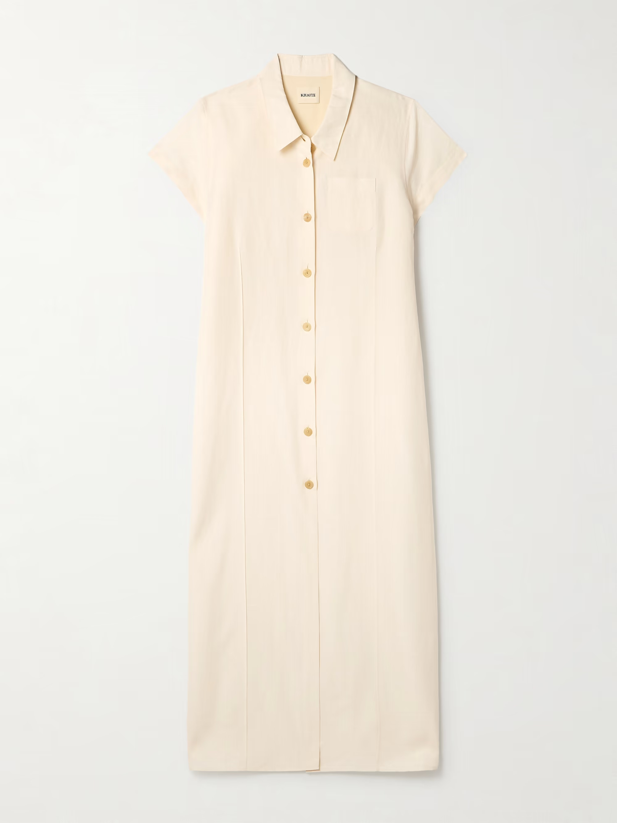 Effy silk and cotton-blend organza midi shirt dress | NET-A-PORTER (UK & EU)
