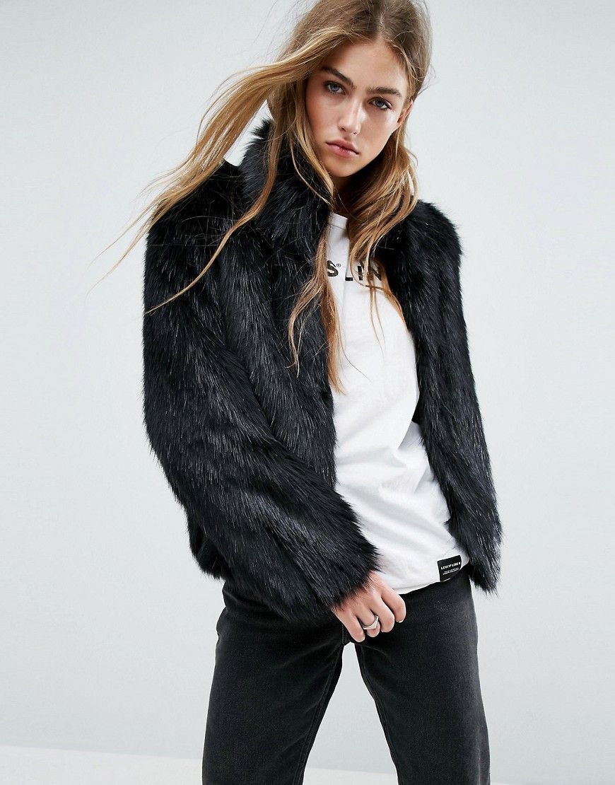 Unreal Fur Delicious Jacket - Black | Asos EE