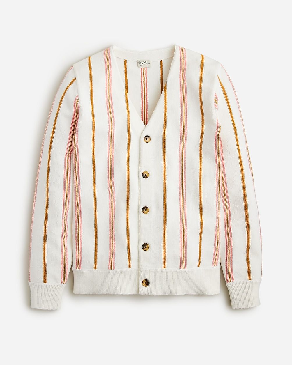 Heritage cotton cardigan sweater in stripe | J.Crew US