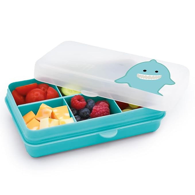 melii Snackle Box | 6-Compartment Divided Snack Container, BPA-Free Food Storage with Removable D... | Amazon (US)