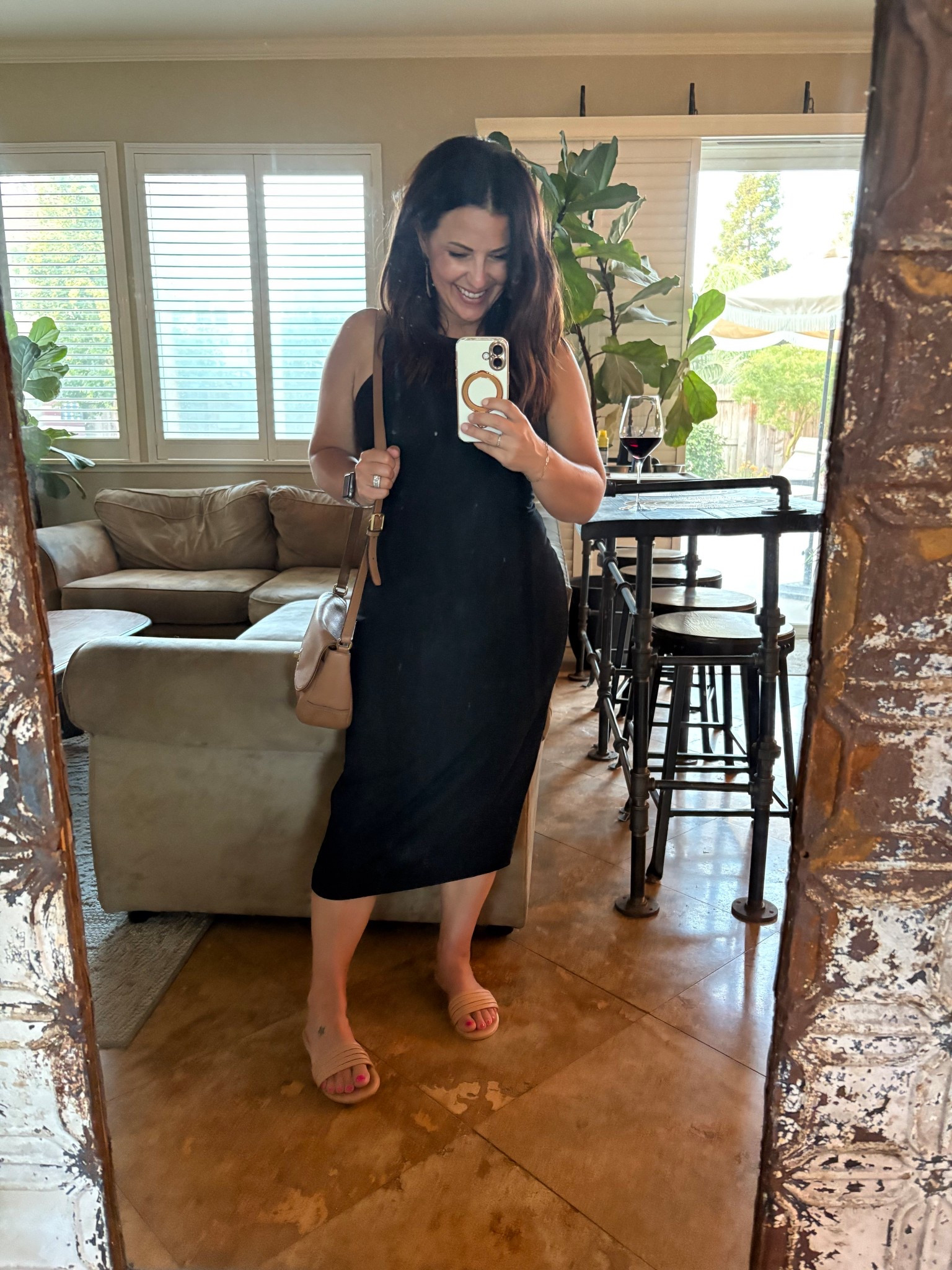Family dinner date night in the most perfect summer little black dress tank midi dress. I’m wearing an xs for reference. 

#LTKPetite #LTKOver40 #LTKSummerEdit