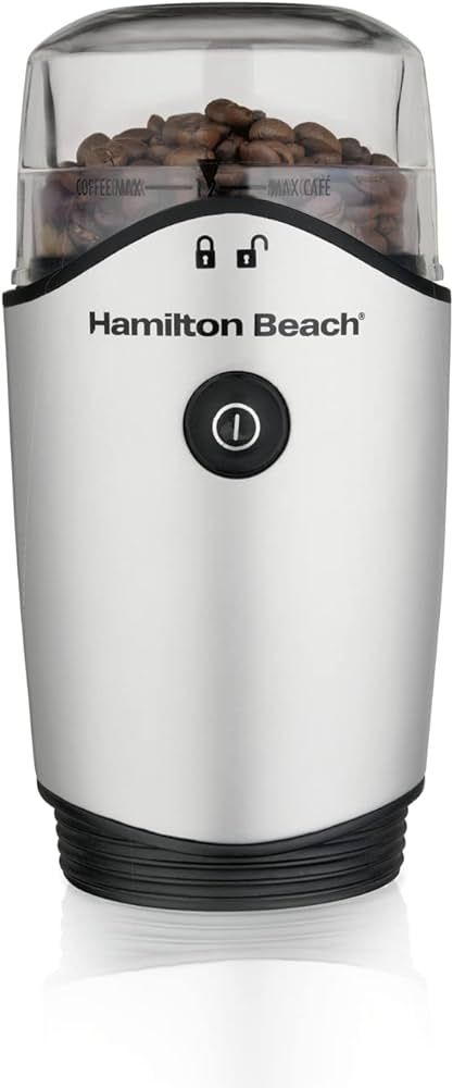 Hamilton Beach 4.5oz Electric Coffee Grinder For Beans, Spices & More, Stainless Steel Blades, Si... | Amazon (US)