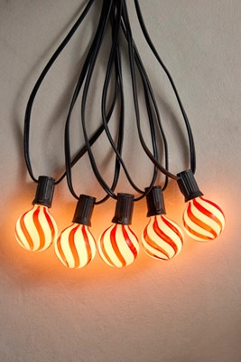 Stargazer Garden Lights, Set of 10 Bulbs, Candy Cane | Terrain
