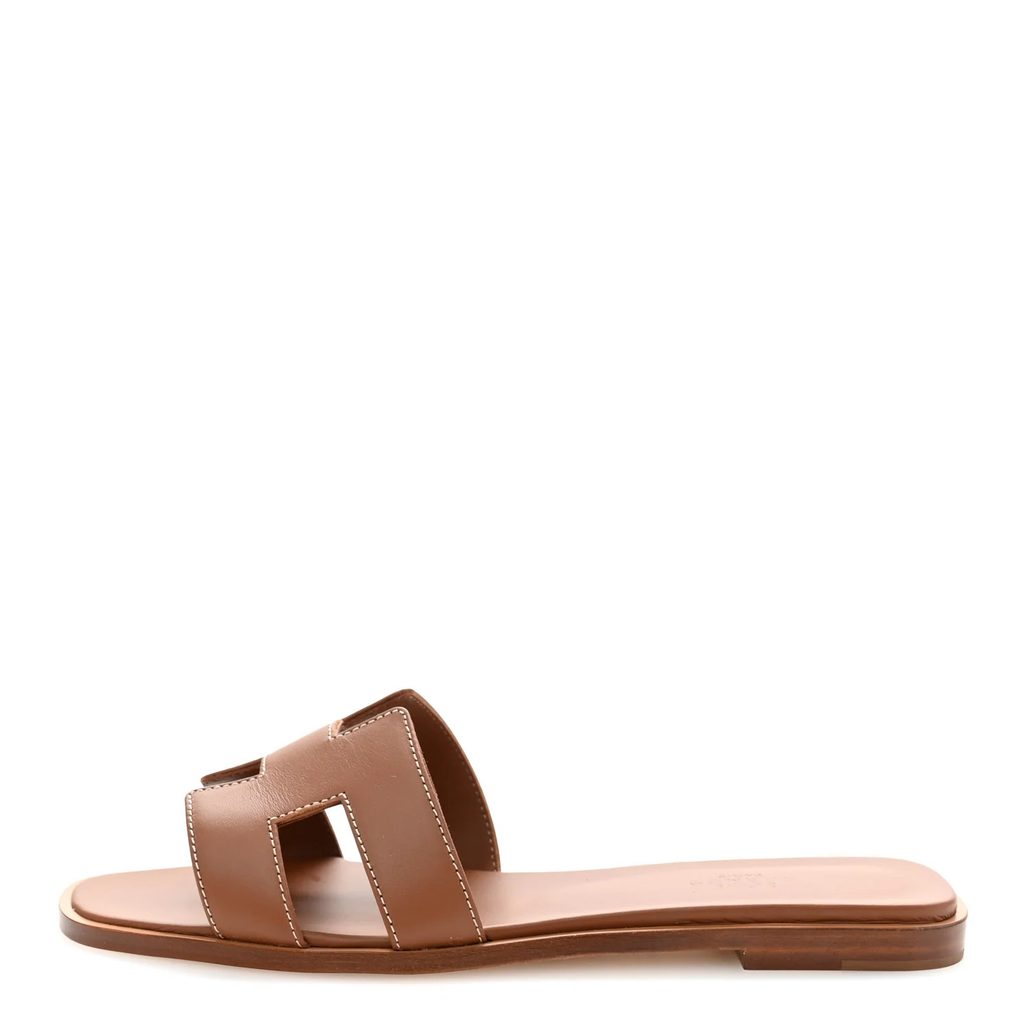 Box Calfskin Oran Sandals 38.5 Gold | FASHIONPHILE (US)