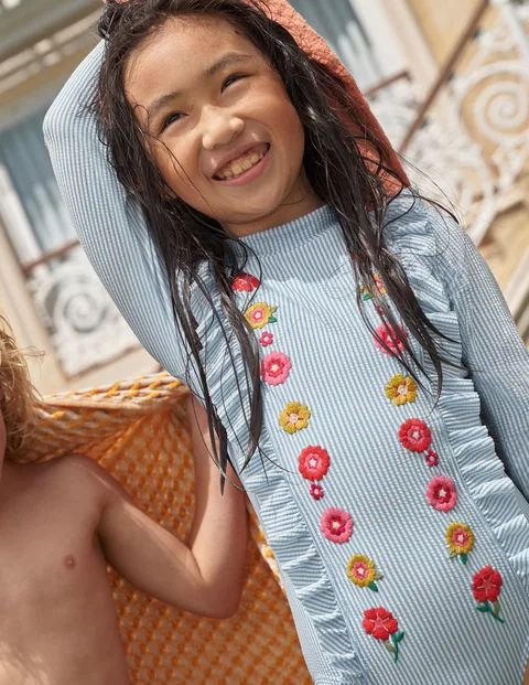 Embroidered Sunsafe Swimsuit | Boden (US)