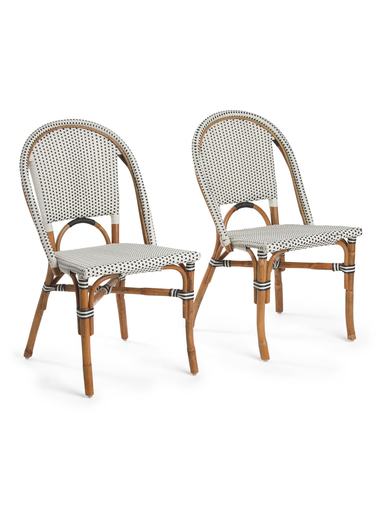 Indoor Outdoor Set Of 2 Bistro Chairs | TJ Maxx