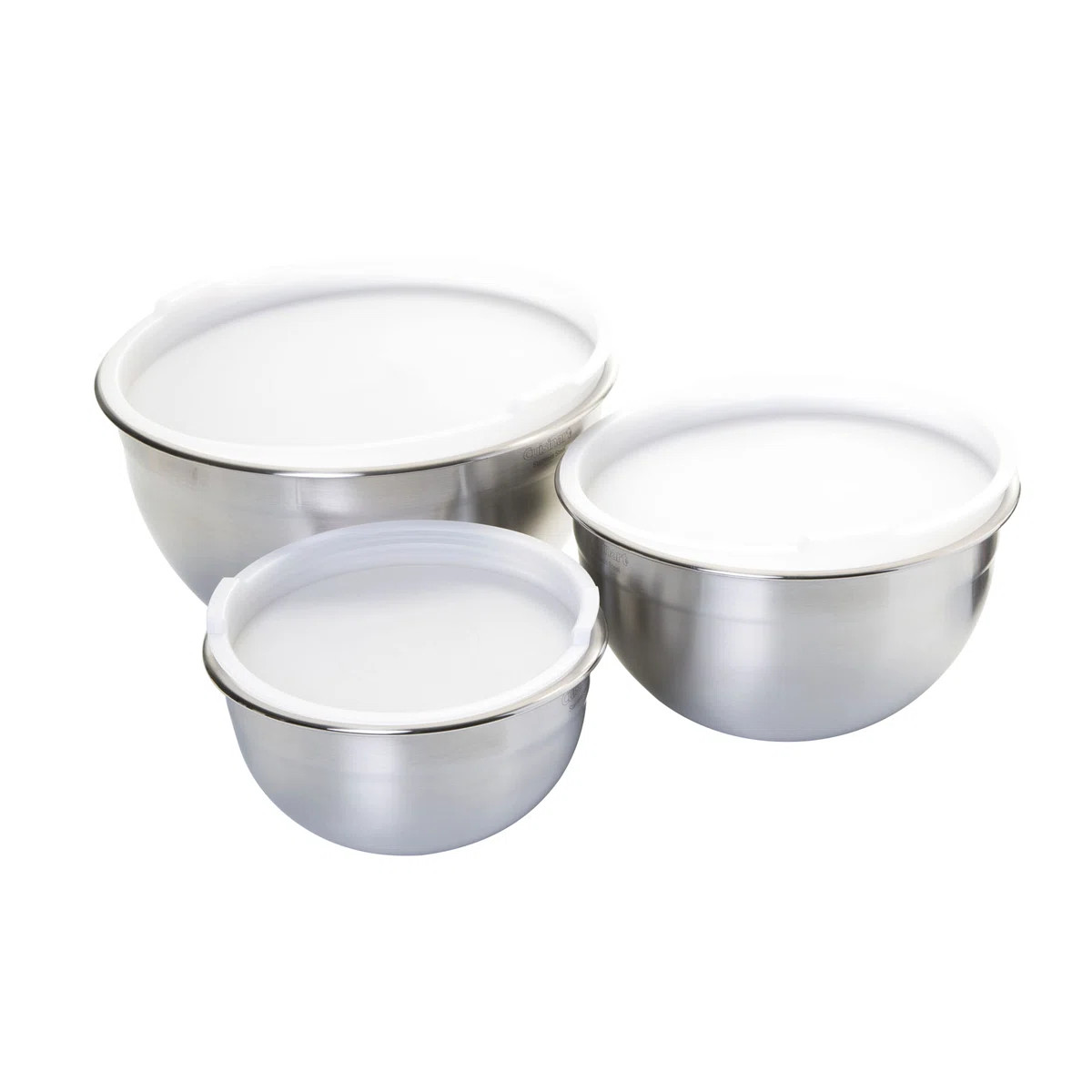 Cuisinart 3 Piece Stainless Steel Mixing Bowl Set | Wayfair North America