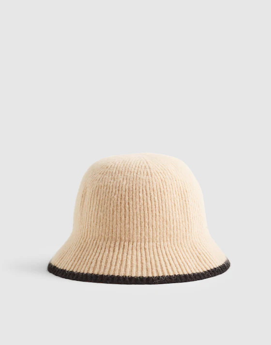 Fuzzy-Knit Bucket Hat | Madewell
