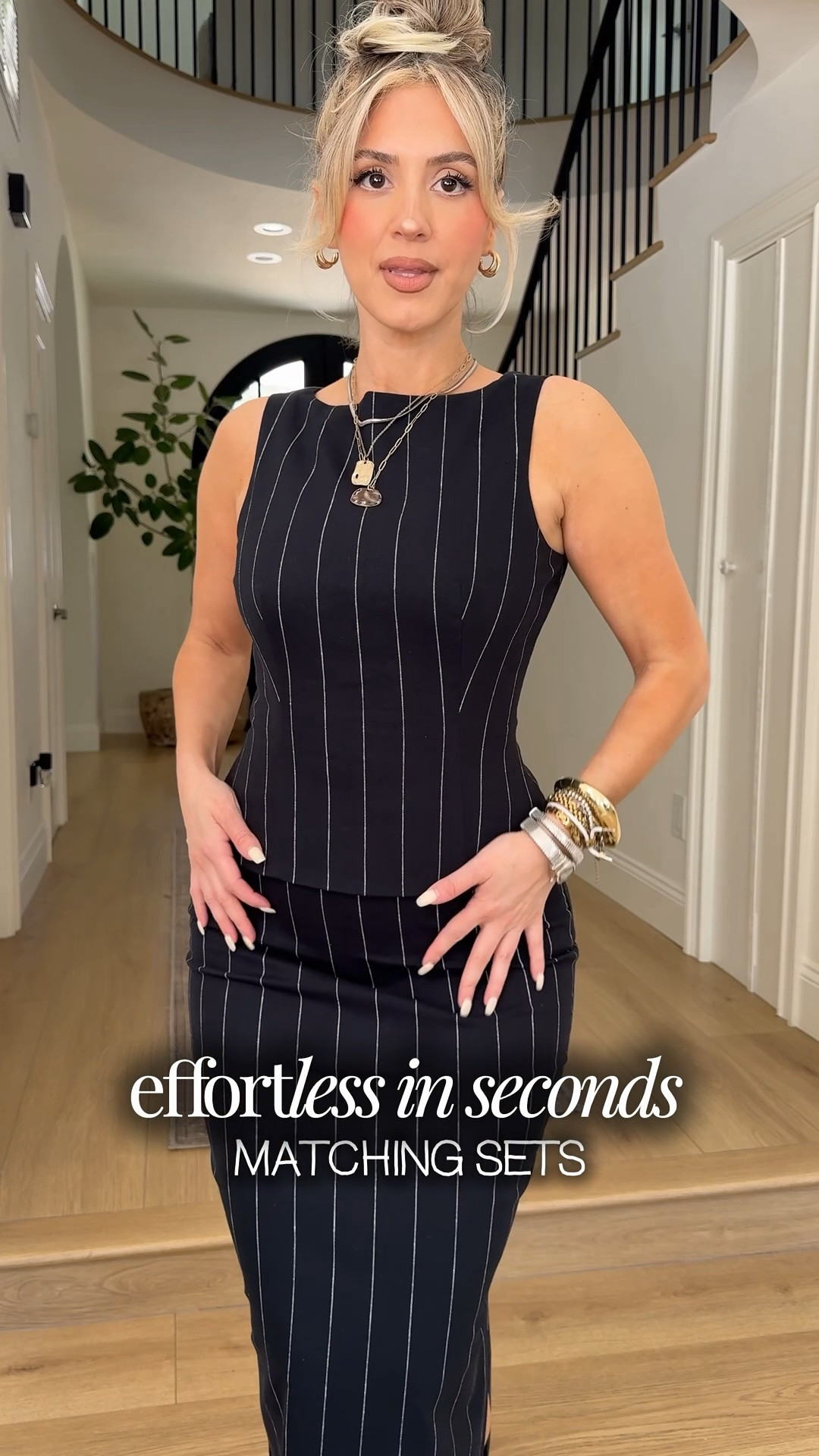 Get ready in seconds with these fall matching sets from @Express 

XS in tops + skirts (or size 2) 
Size 4 in pants

#LTKootd #LTKdayinmylife #LTKWorkwear