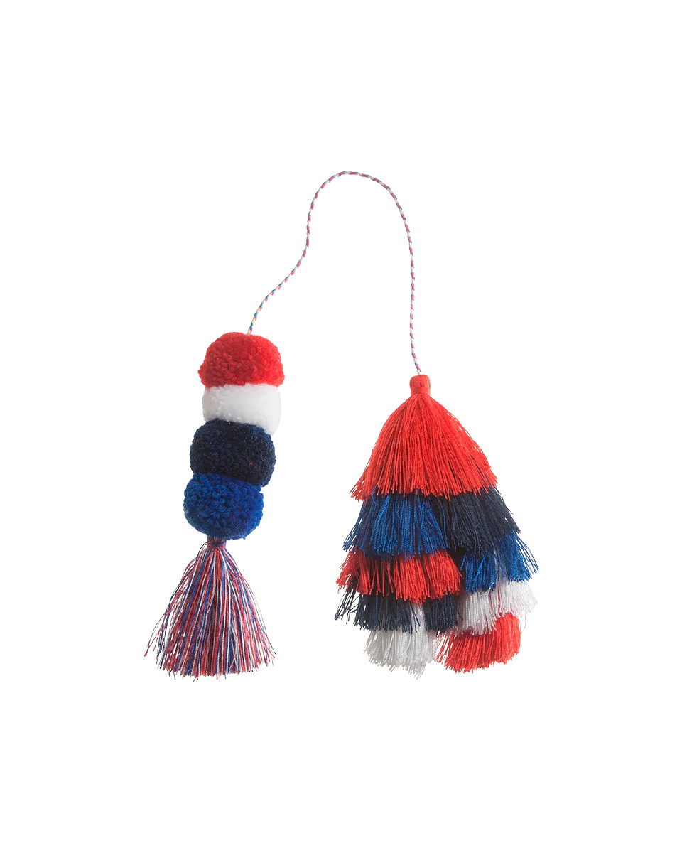 Bogg Bag Bauble - Usa Double Tassel | Bogg Bag