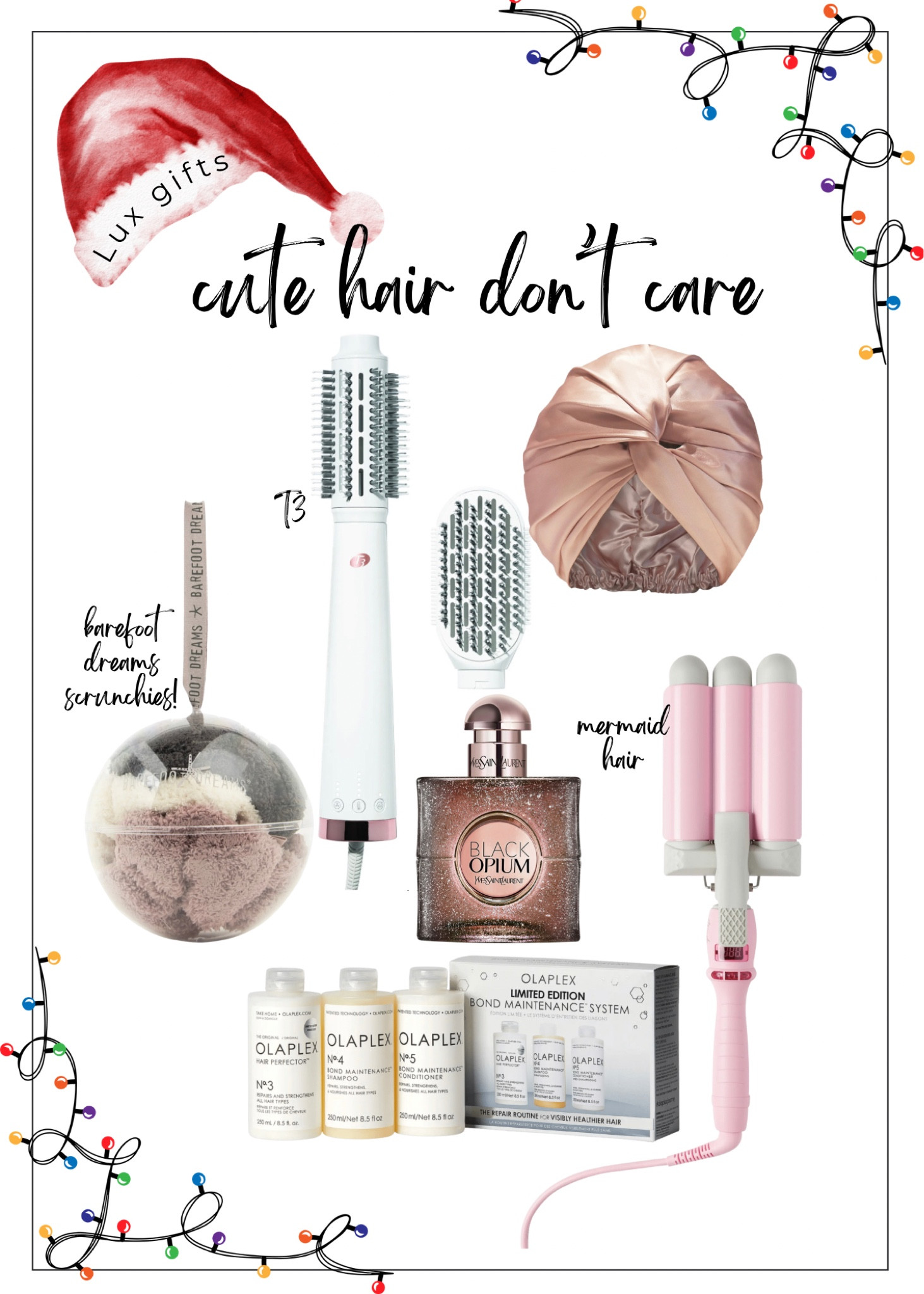 Hair care gift ideas!
-best shampoo
-silk hair towel
-new T3


#LTKGiftGuide #LTKbeauty #LTKstyletip