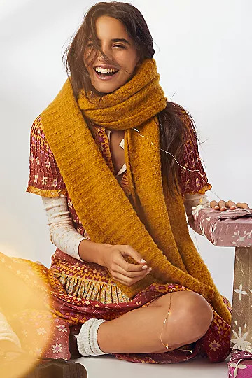 Ripple Recycled Blend Blanket Scarf | Free People (Global - UK&FR Excluded)