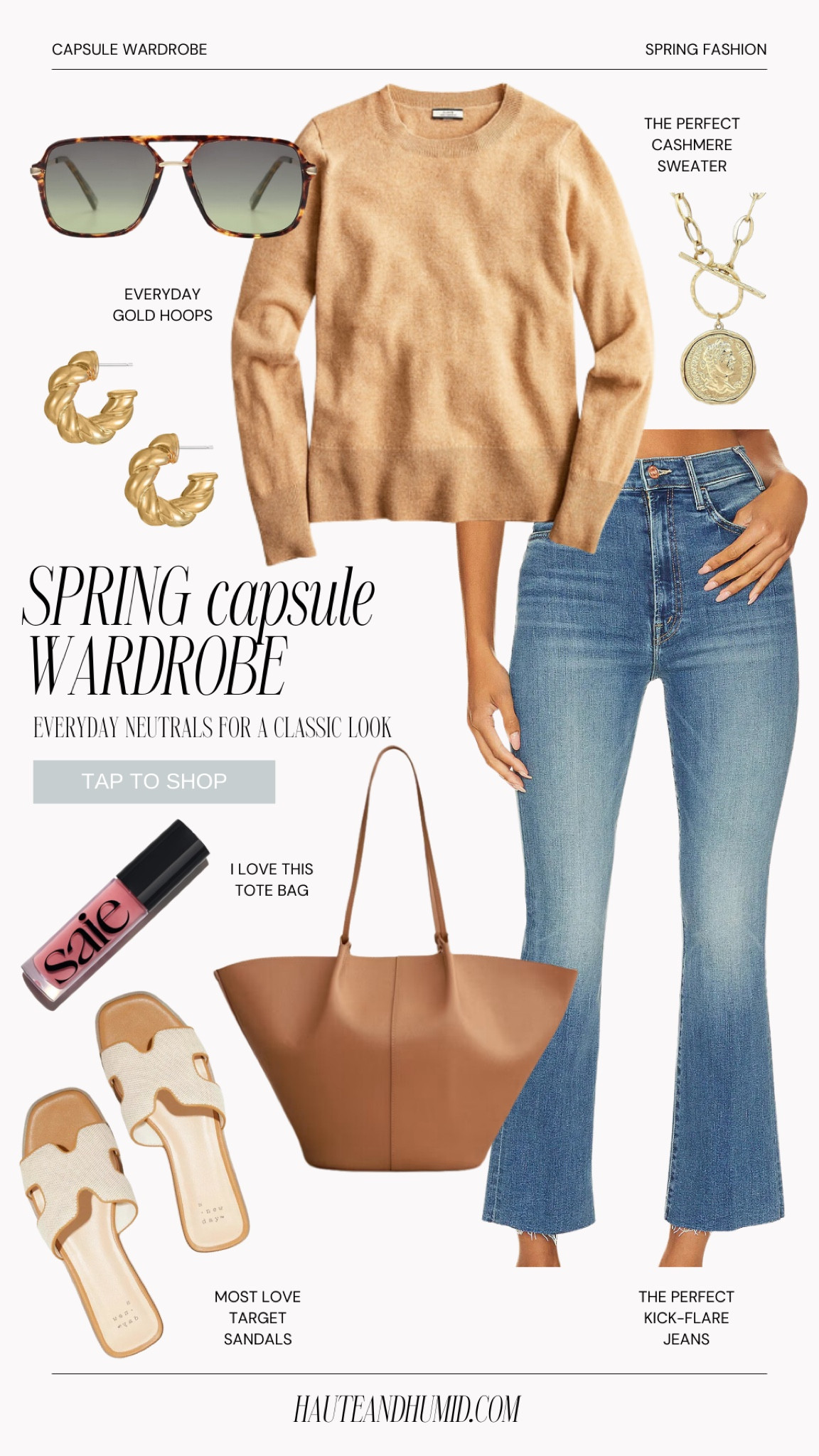 Spring Capsule Wardrobe: Neutrals that never go out of style.

#LTKSeasonal #LTKMostLoved #LTKStyleTip