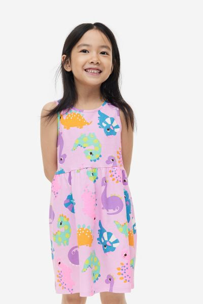 Patterned Cotton Dress | H&M (US + CA)