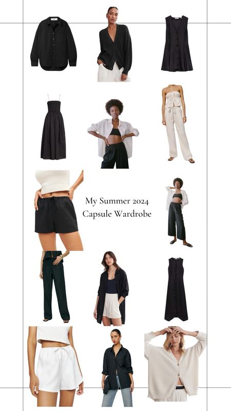My Summer ‘24 capsule wardrobe 🤍