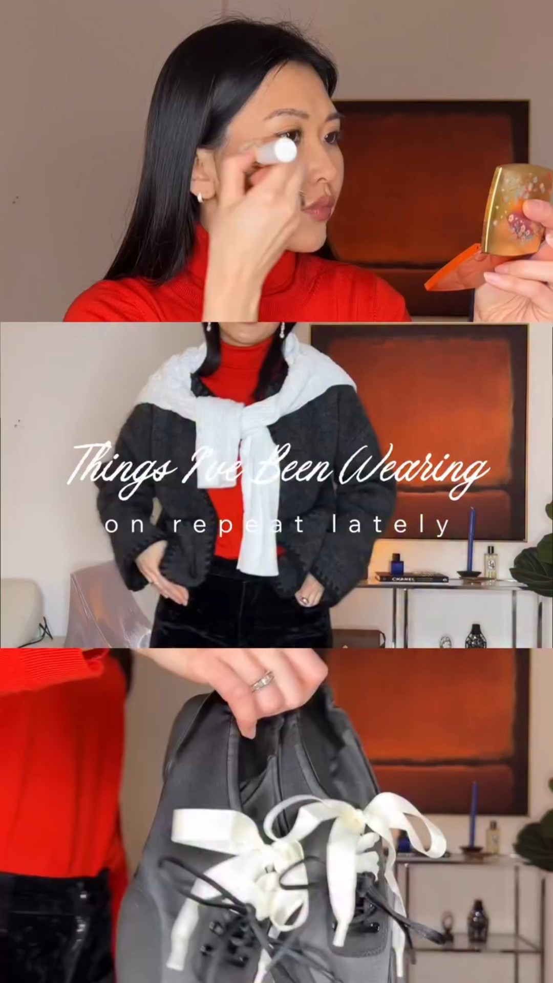 You know when certain pieces just become your go-to without even thinking about it? These are the things I’ve been wearing and reaching for on repeat lately from my favourite coat to the little beauty bits I can’t leave the house without. 

What’s something you’ve been wearing or using on repeat lately?

#styleonrepeat #everydaystyle #wardrobestaples #effortlessstyle #dailyfavourites