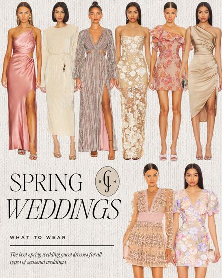 Spring wedding guest dresses 