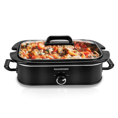 Magnifique 4-Quart Slow Cooker With Casserole Manual Warm Setting | Wayfair North America