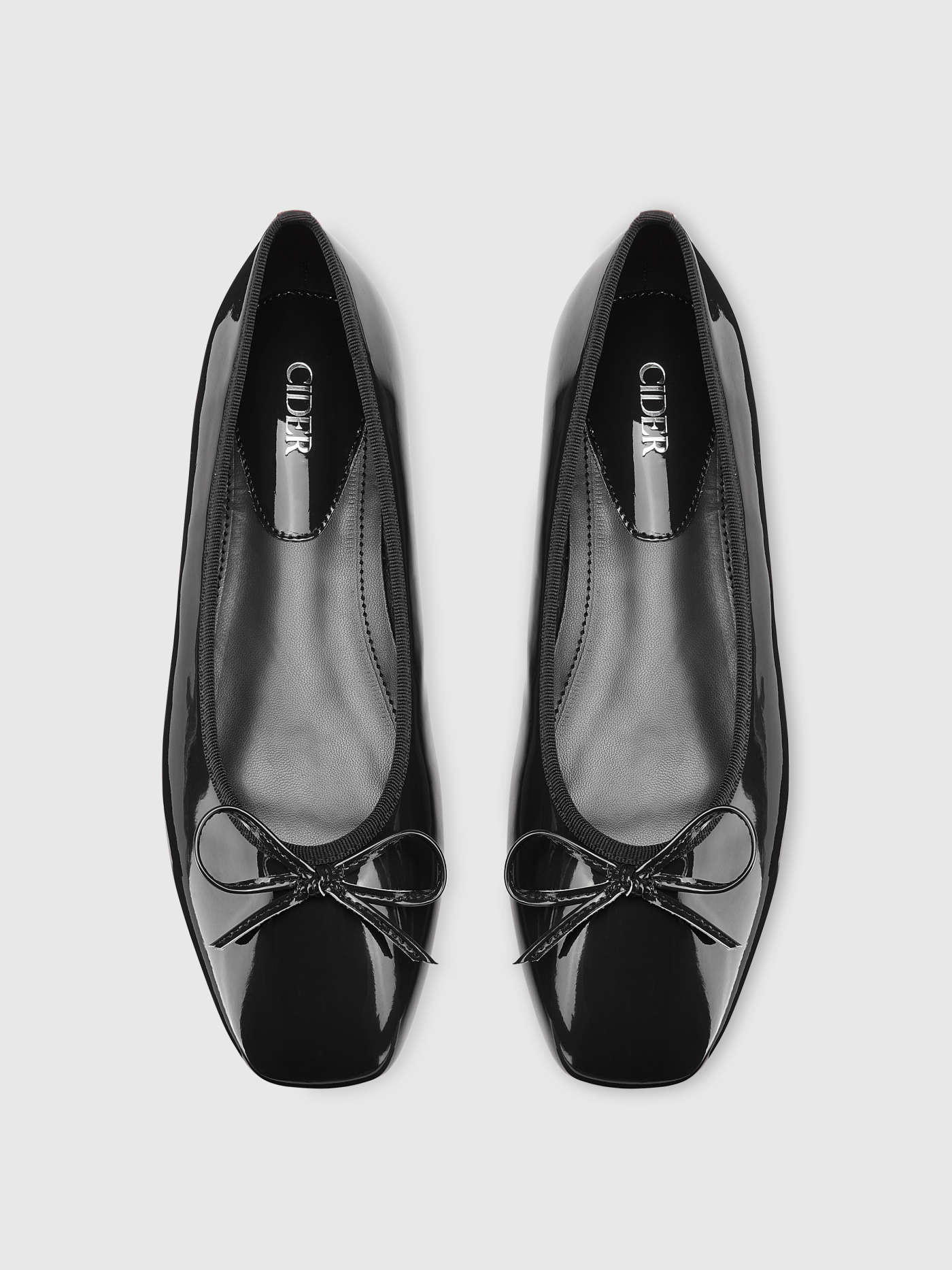 Bowknot Decor Square Toe Ballet Mary Jane Flats | Cider