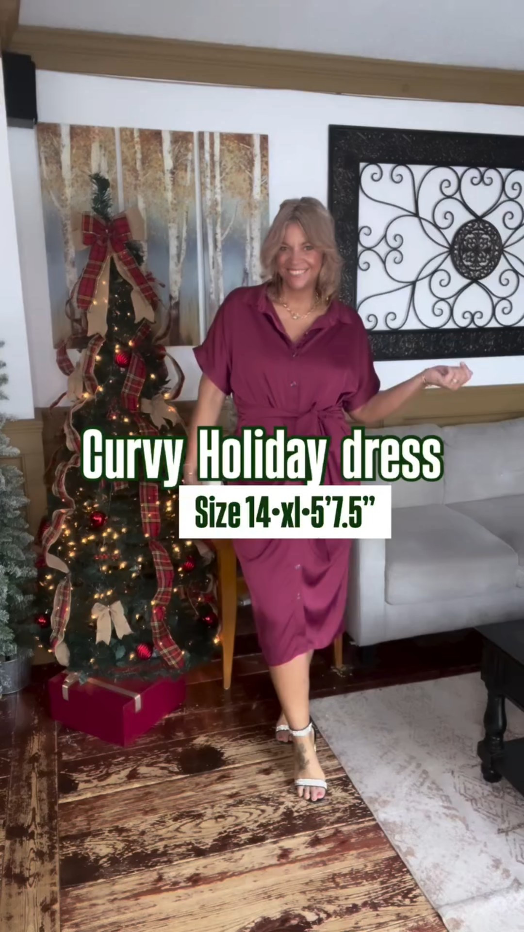 I have a 50% off code 👩‍💻 to my sassy & subtly se xy midi dress for the holiday season. I’m a size 14/185lbs/5’7” tall and the xl fits me perfectly. Use code 👩‍💻 508VHUSK for 50% off my dress 👗 perfect for Christmas, New Years, a wedding or special event!! #nyedress #nyeoutfit #holidayoutfitideas

#LTKFindsUnder50 #LTKWedding #LTKHoliday
