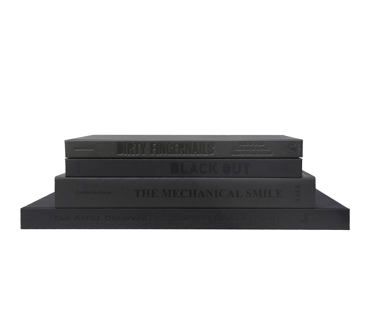 Decorative Books - Charcoal Coffee Table Stack - 4 Grey Books | Wayfair North America