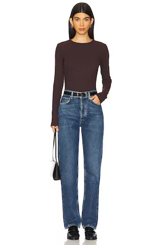 AGOLDE 90s Pinch Waist High Rise Straight Jeans in Control from Revolve.com | Revolve Clothing (Global)