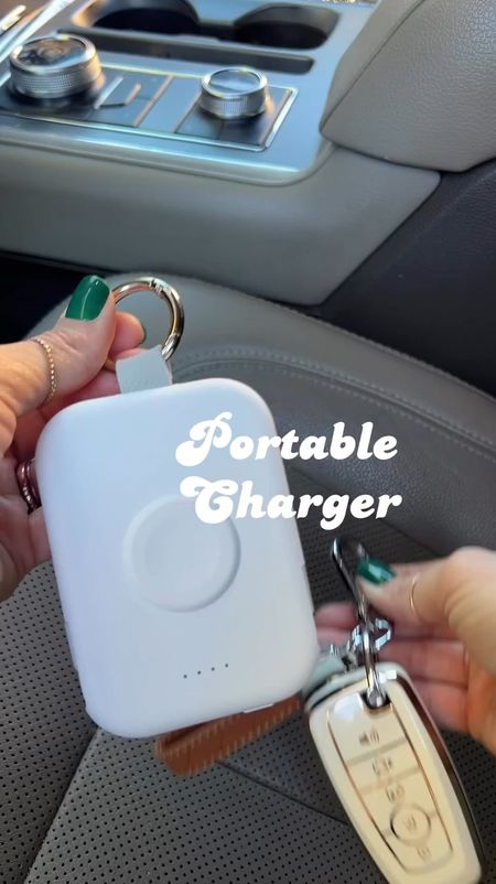 Love this portable power bank keychain 🔋 Easily charge your phone + watch at the same time!

It comes in multiple colors choices, charges 2 types of phones + the Apple Watch which I swear dies so quick these days.

Keep it clipped to your keys so you’ll always have it near. Great for road trips and airplane rides 🙌🏼

Amazon power bank | Amazon finds | portable charger | keychain charger | iWatch charger | find of the week

#LTKGiftGuide #LTKU #LTKfindsunder50