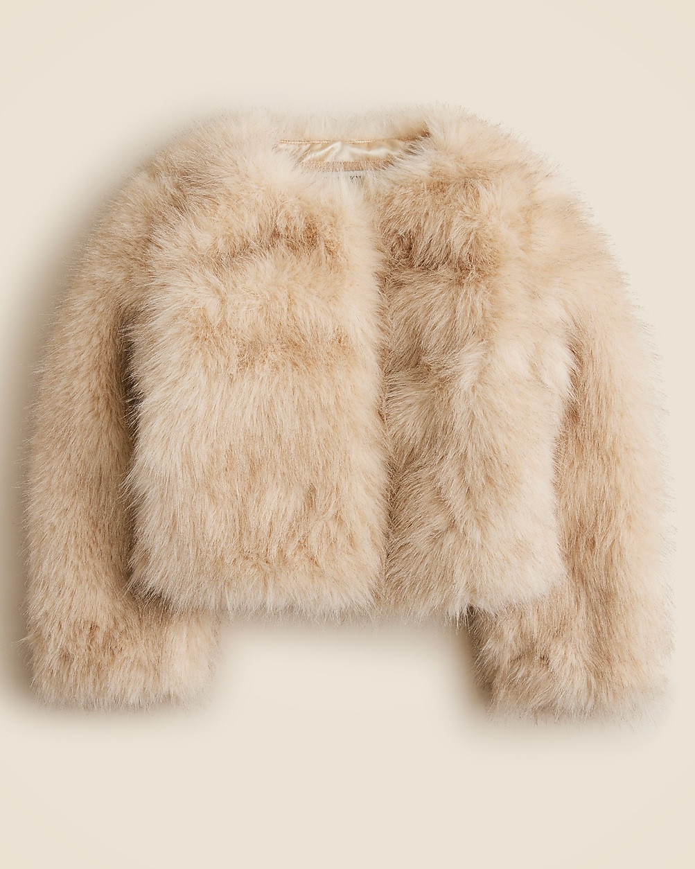 Girls' Collection cropped faux-fur jacket | J. Crew US