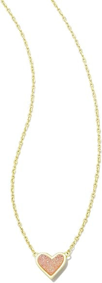 Kendra Scott Framed Ari Heart Pendant Necklace, Fashion Jewelry for Women | Amazon (US)