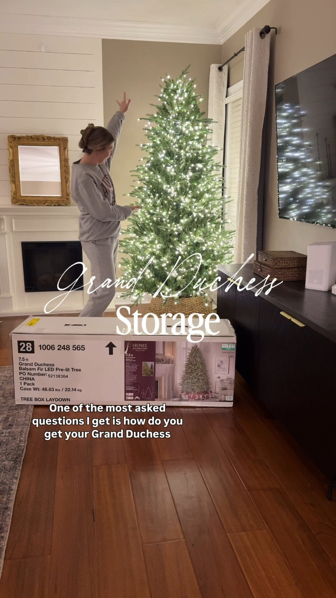“How do you get your Grand Duchess Christmas tree back in the box?” Let me show you! 😊

I get this question so often so I thought I’d share with you exactly how I do it. I’ve had this tree for 3 years and it pops right back up beautifully year after year! Zero problems! 

How do you store your trees? 

#LTKvlog #LTKSeasonal #LTKHome