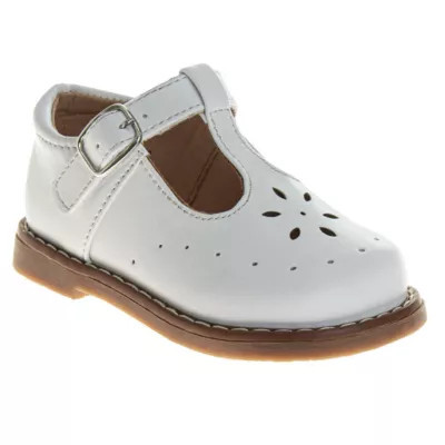 Josmo Girls' T-Strap Shoes. (Infant/Toddler), White, 5.5M Little Kid | Belk