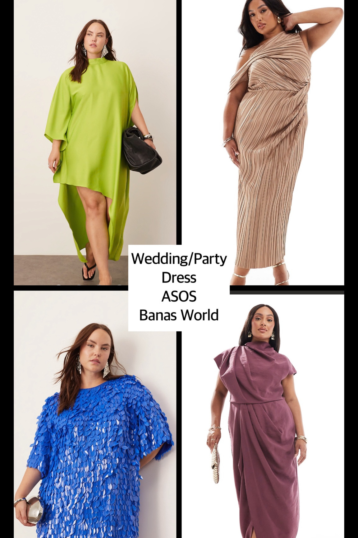 ASOS plus and mid size wedding party guest dresses 

#LTKFindsUnder50 #LTKParties #LTKFindsUnder100