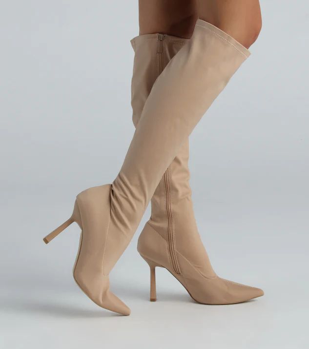 Elevated Mood Knee-High Stiletto Boots | Windsor Stores