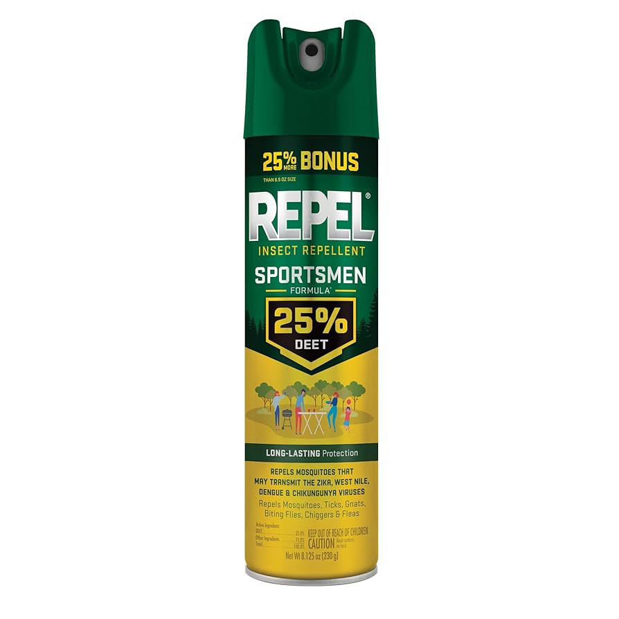 Repel Insect Repellent Sportsmen Formula 25% DEET, 8.125 Ounces, Bonus Aerosol with 25% DEET to R... | Amazon (US)