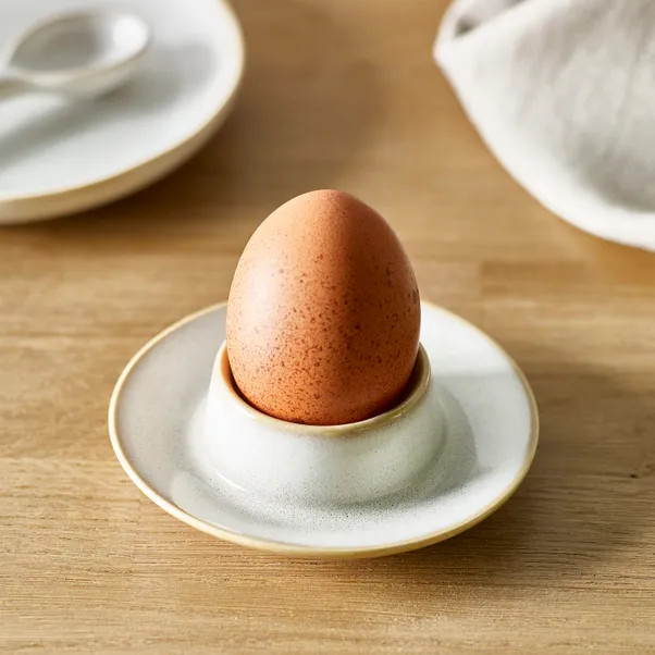 Amalfi White Egg Cup | Dunelm