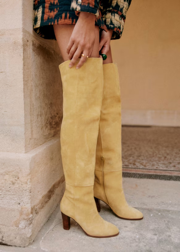 Anaelle Thigh High Boots | Sezane Paris