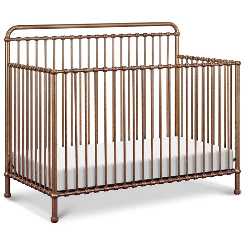 Million Dollar Baby Classic Winston 4-in-1 Convertible Crib in Vintage Gold | Walmart (US)