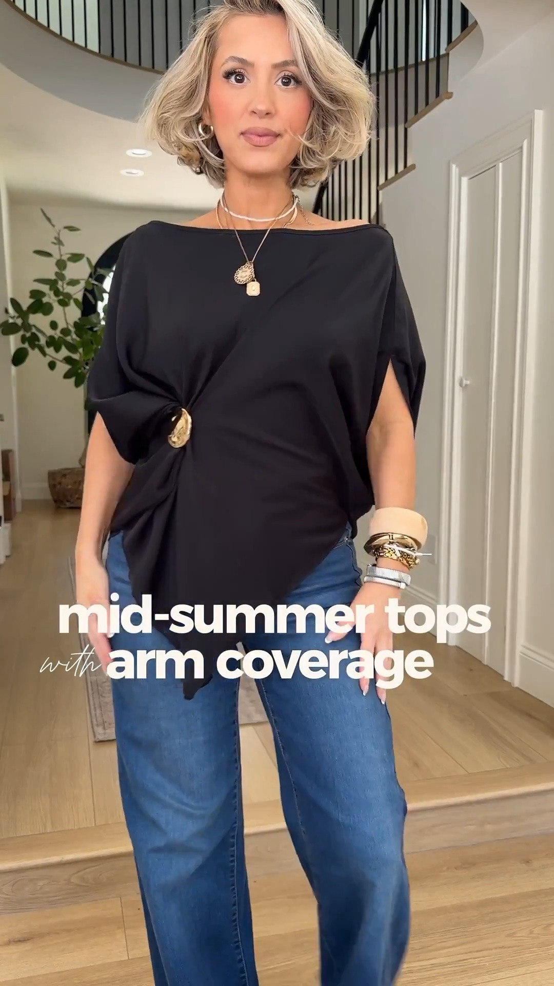 Mid-summer CHIC tops with ARM COVERAGE 😍💋

Wearing small in everything!

#LTKgrwm #LTKootd #LTKU