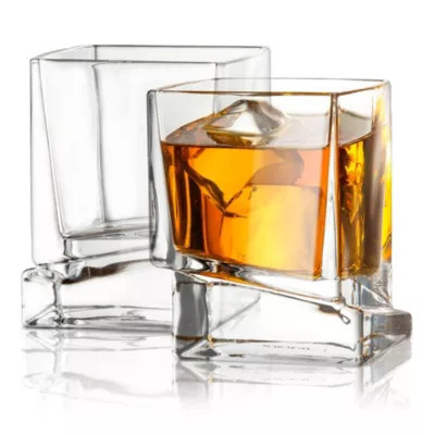 JoyJolt Carre Whiskey Glasses (Set of 2) | Belk